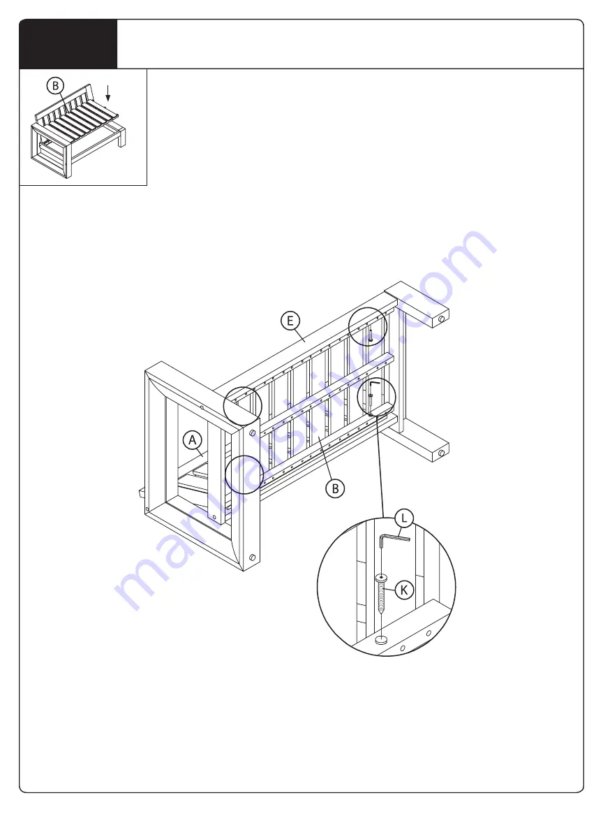 rst brands Benson OP-AWSOFR-BEN Assembly Instructions Manual Download Page 5