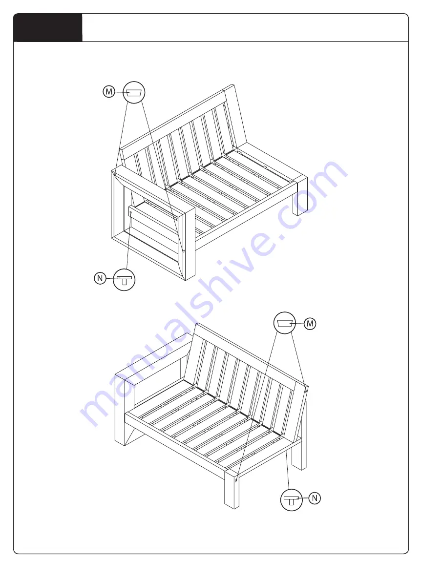 rst brands Benson OP-AWSOFR-BEN Assembly Instructions Manual Download Page 6