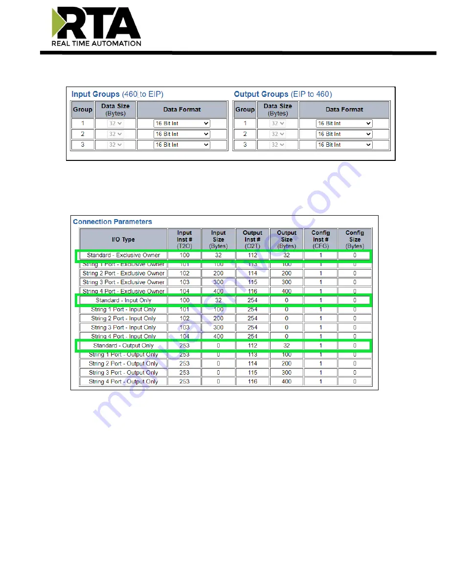 RTA 460ESDFM-NNA1 Product User Manual Download Page 23