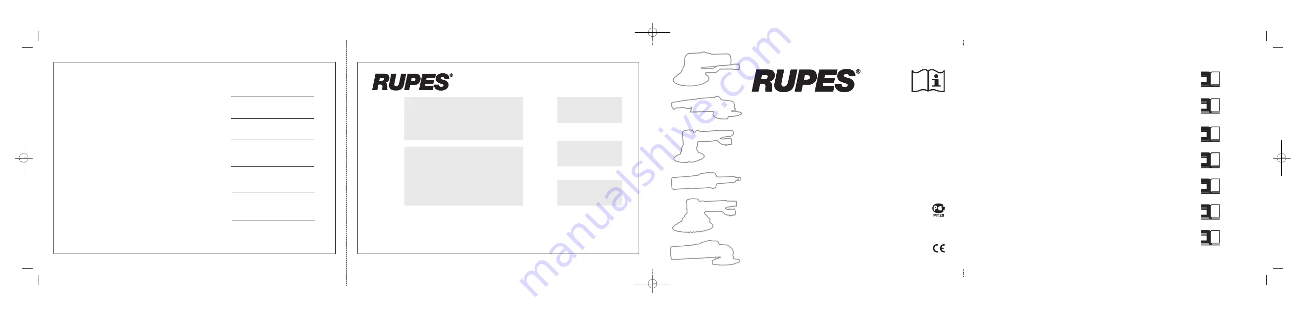 Rupes RE21A Operating And Maintenance Instructions Manual Download Page 1