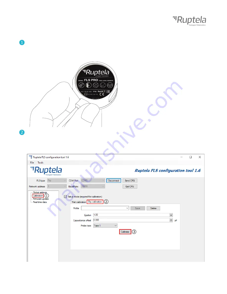 RUPTELA FLS Eco Quick Start Manual Download Page 9