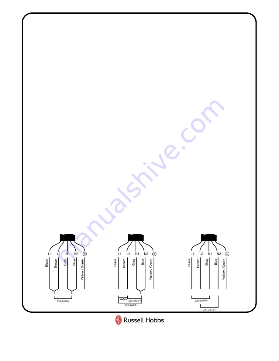 Russell Hobbs RH60EH401B Instruction Manual Download Page 10