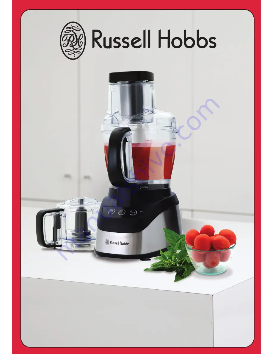 Russell Hobbs RHFP750 Instructions & Warranty Download Page 13