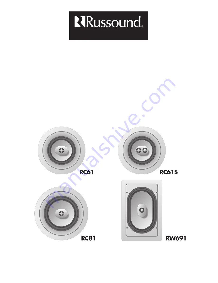 Russound RATIO RC61 Скачать руководство пользователя страница 1