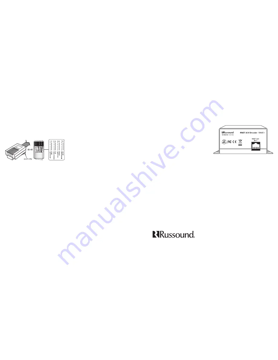 Russound RAVE1 Instruction Manual Download Page 1