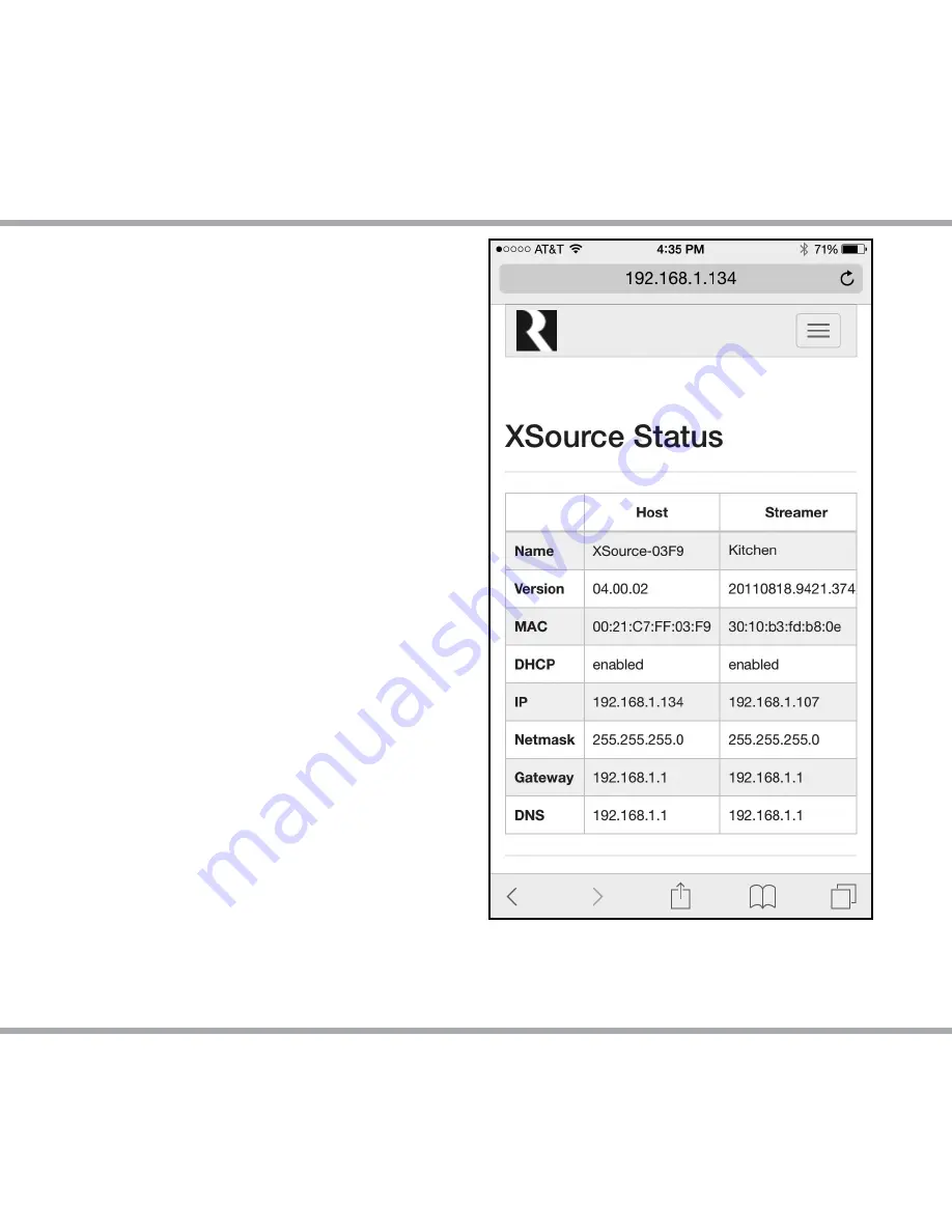 Russound XSource Installation Manual Download Page 4