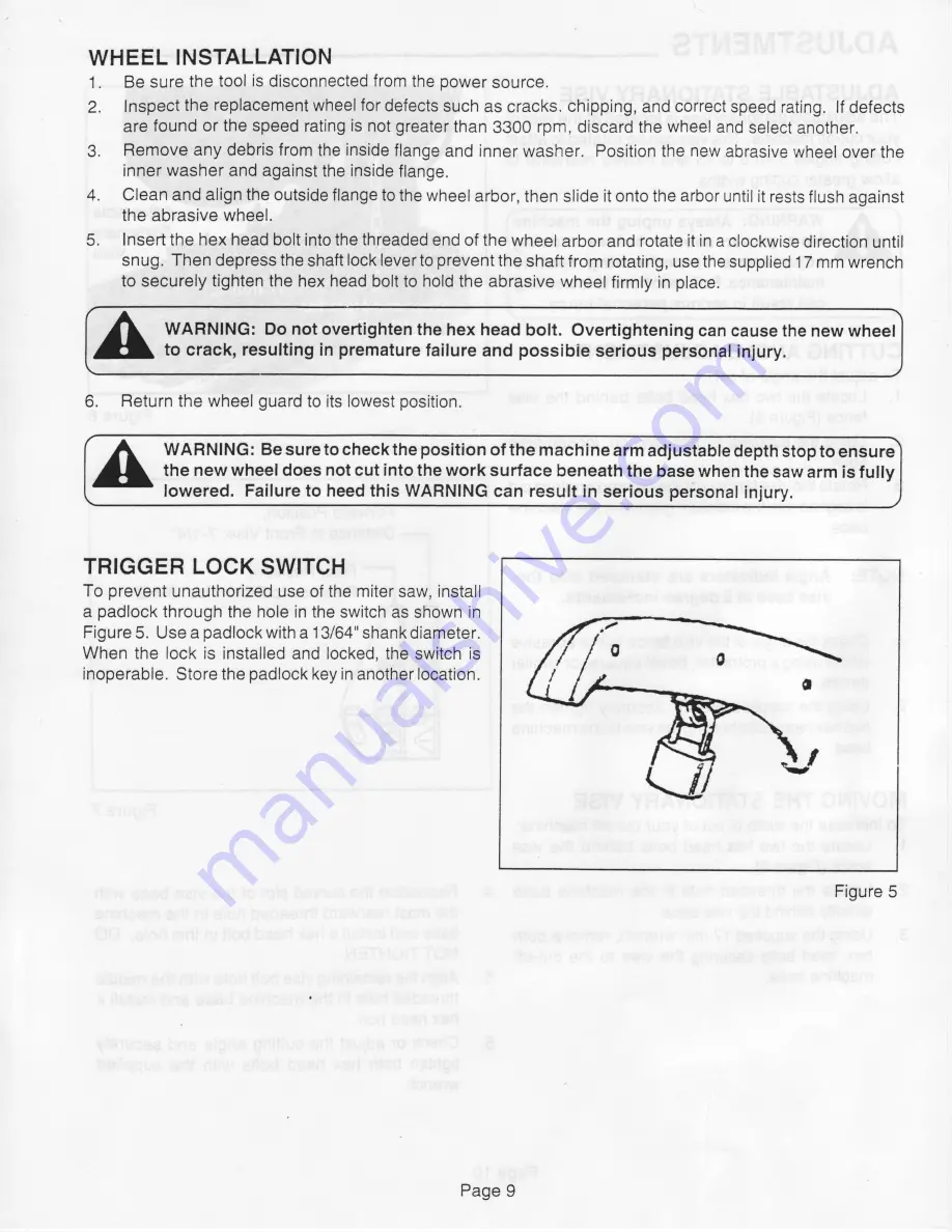 Ryobi C-356 TYPE III Owner'S Operating Manual Download Page 9