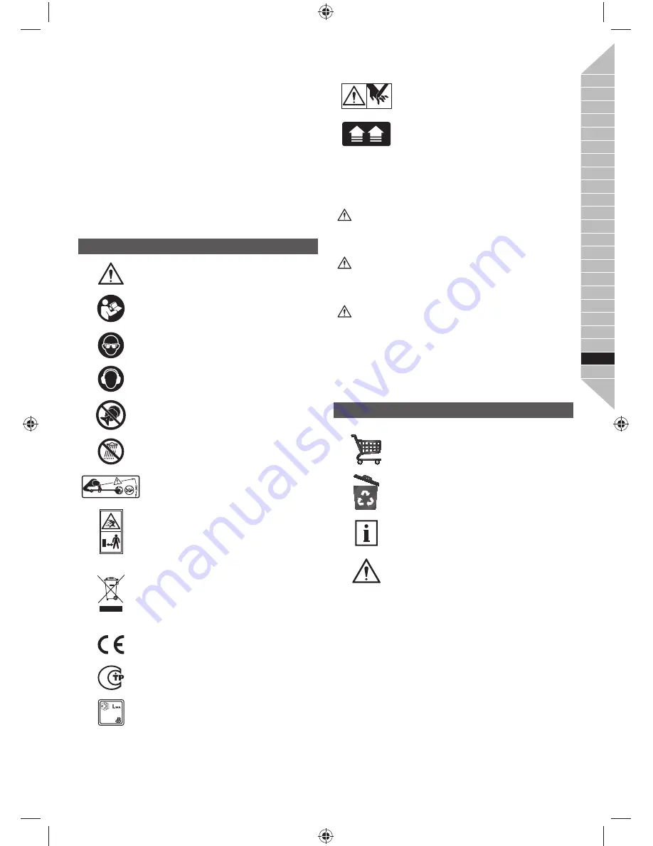 Ryobi RLT36C33 Original Instructions Manual Download Page 95