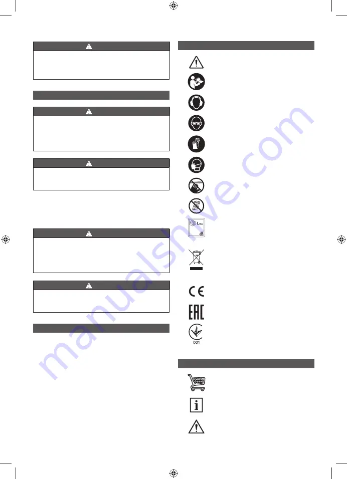 Ryobi RY18PSA Original Instructions Manual Download Page 40