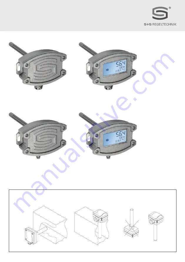 S+S Regeltechnik 2003-4161-1100-001 Operating Instructions, Mounting & Installation Download Page 24