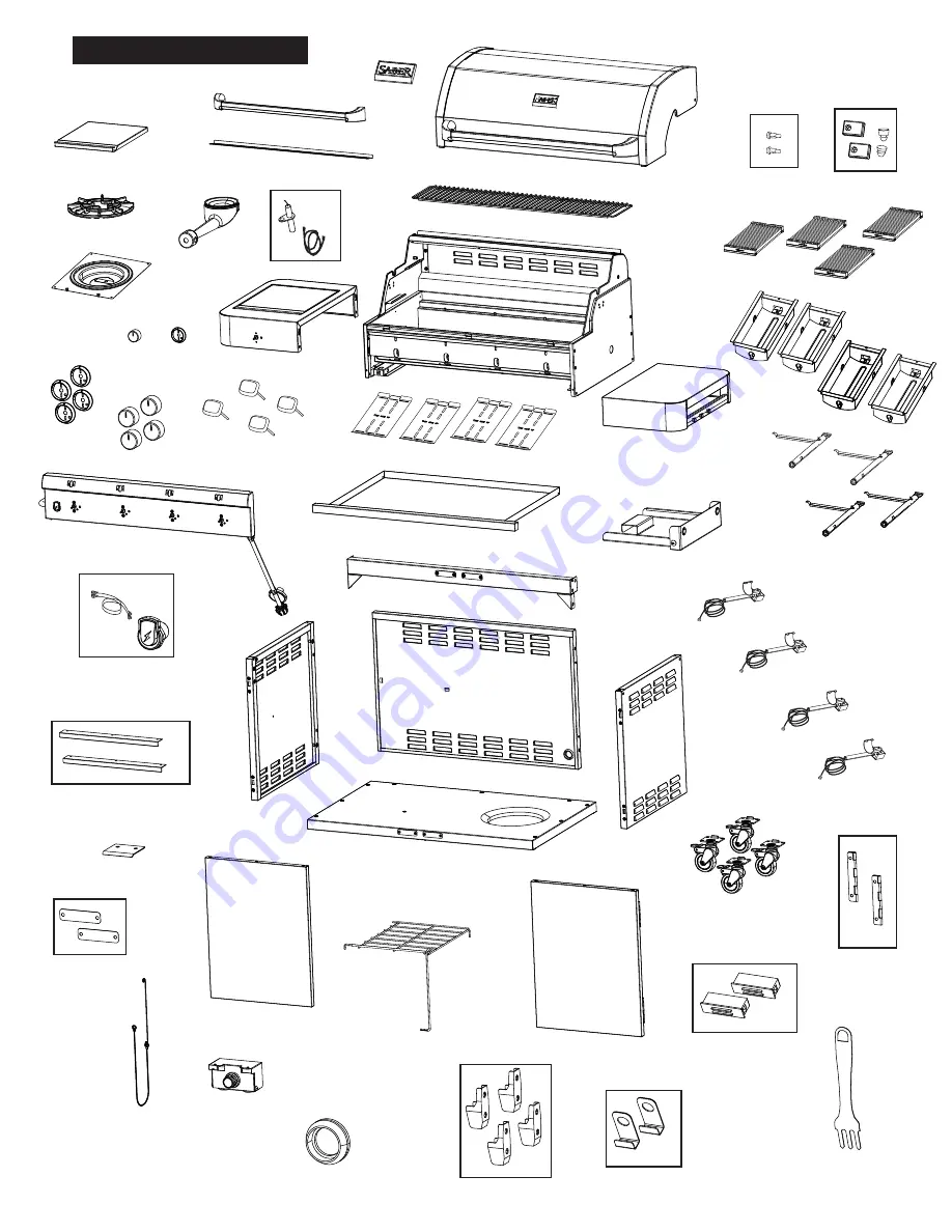 Saber Compact R67CC1117 Product Manual Download Page 54