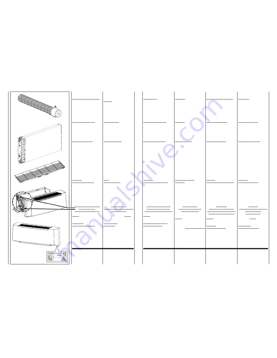 Sabiana Carisma Fly CVP-ECM Installation, Use And Maintenance Manual Download Page 3