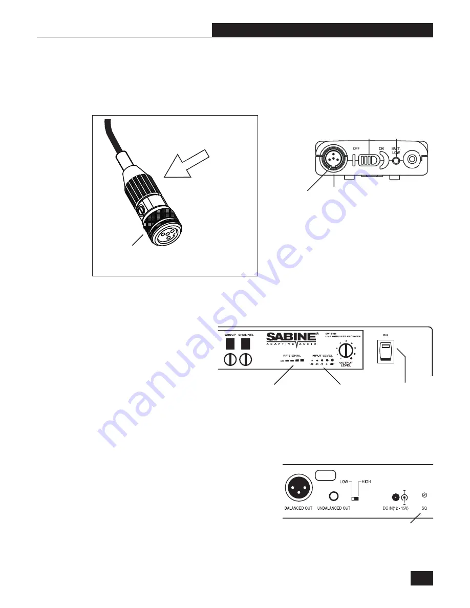 SABINE True Mobility SWM1600 Скачать руководство пользователя страница 13