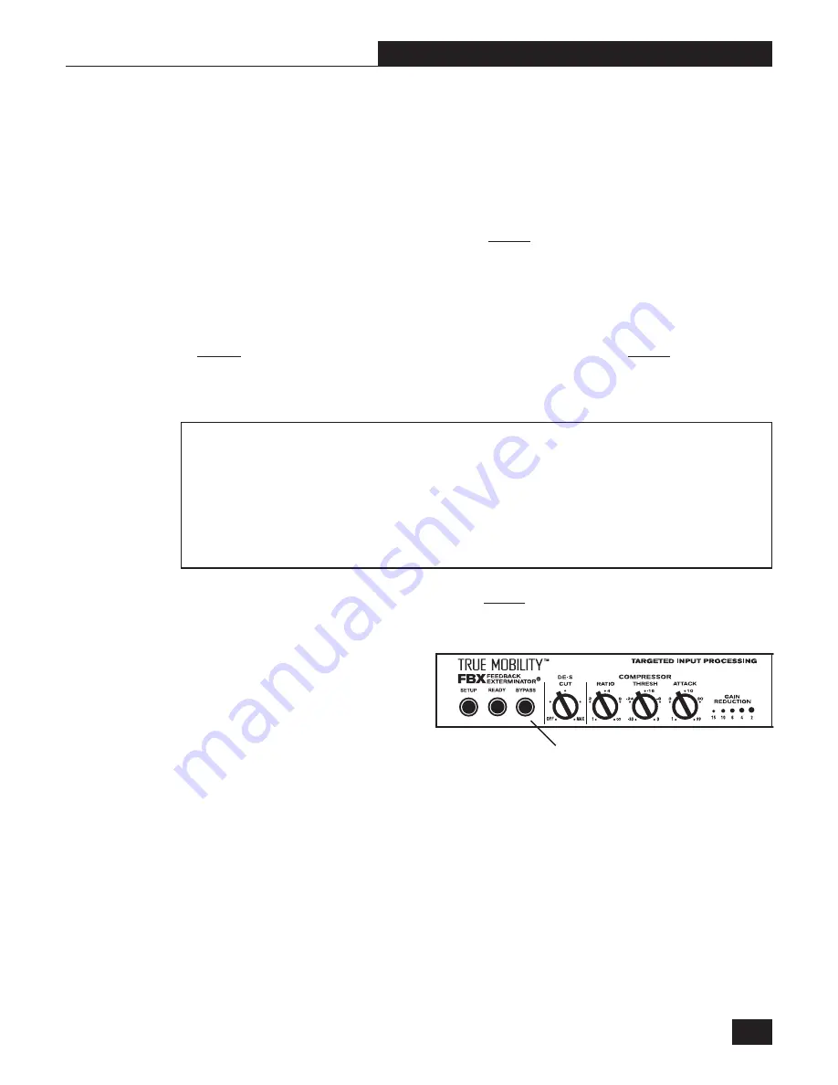 SABINE True Mobility SWM1600 Operating Manual Download Page 23