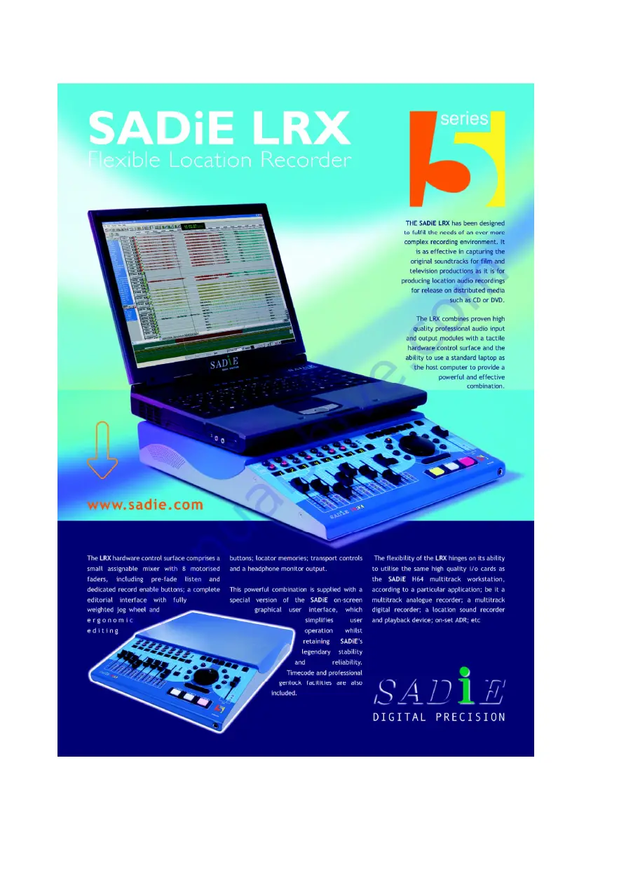 SADiE LRX2 User Manual Download Page 1