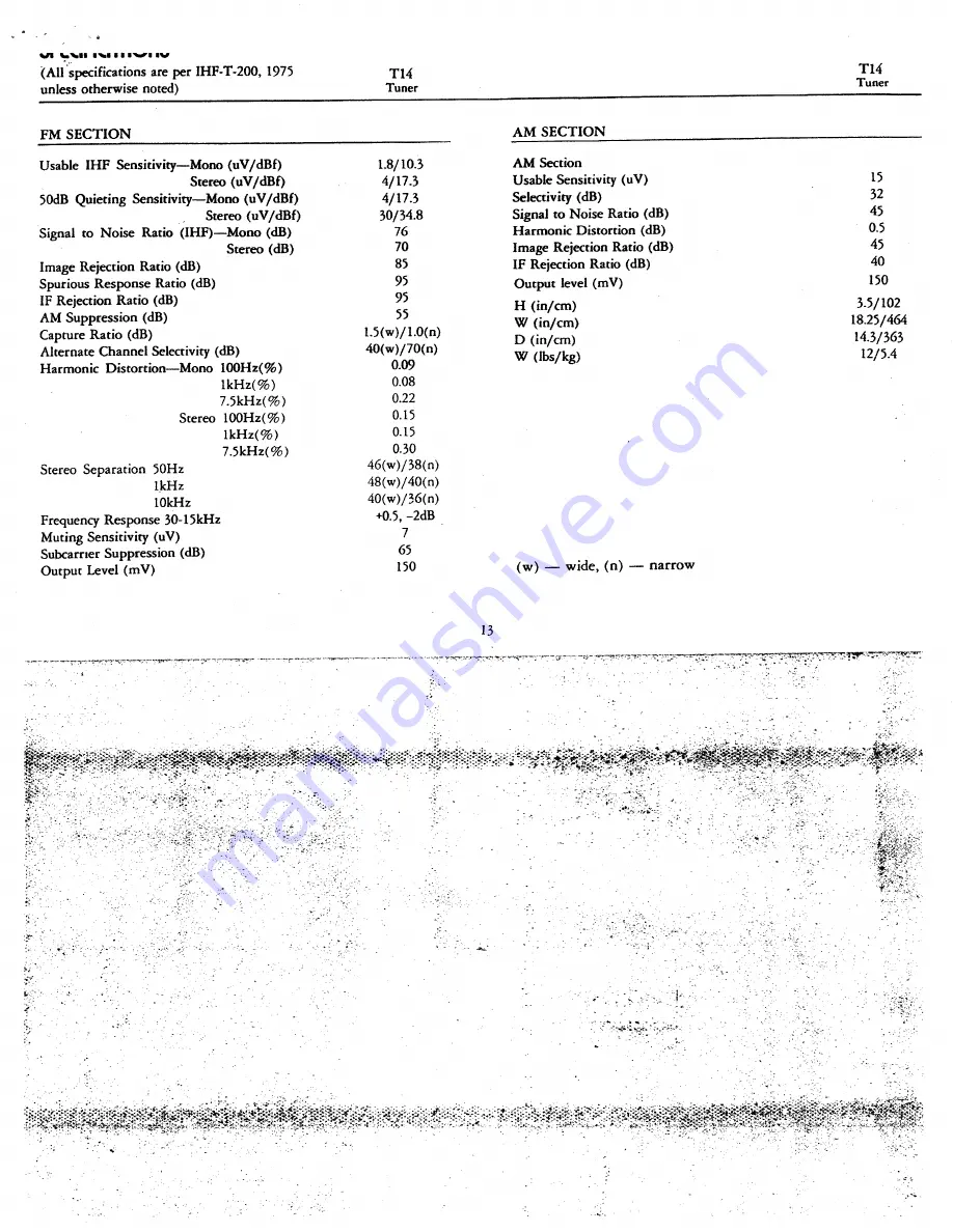 SAE Two T14 Owner'S Manual Download Page 9