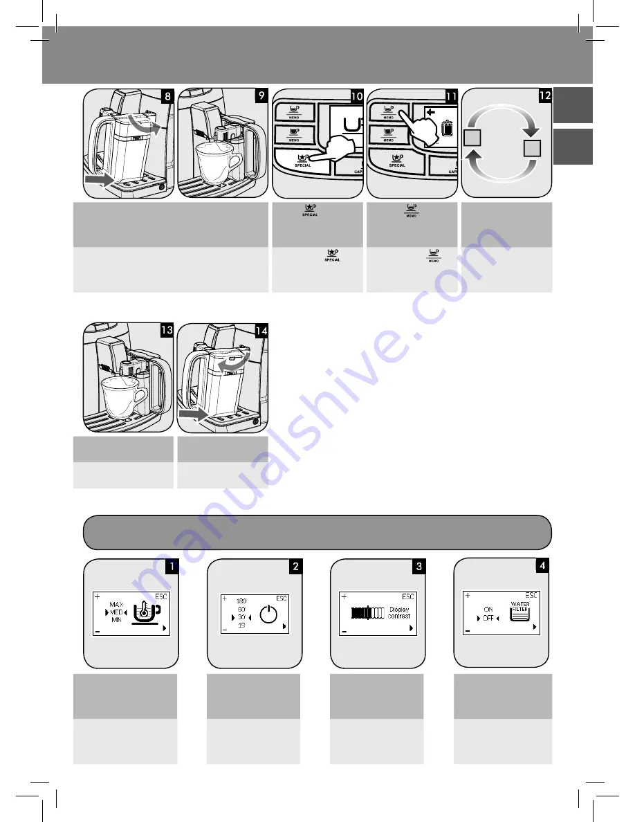 Saeco HD8753 Intella Evo Скачать руководство пользователя страница 25