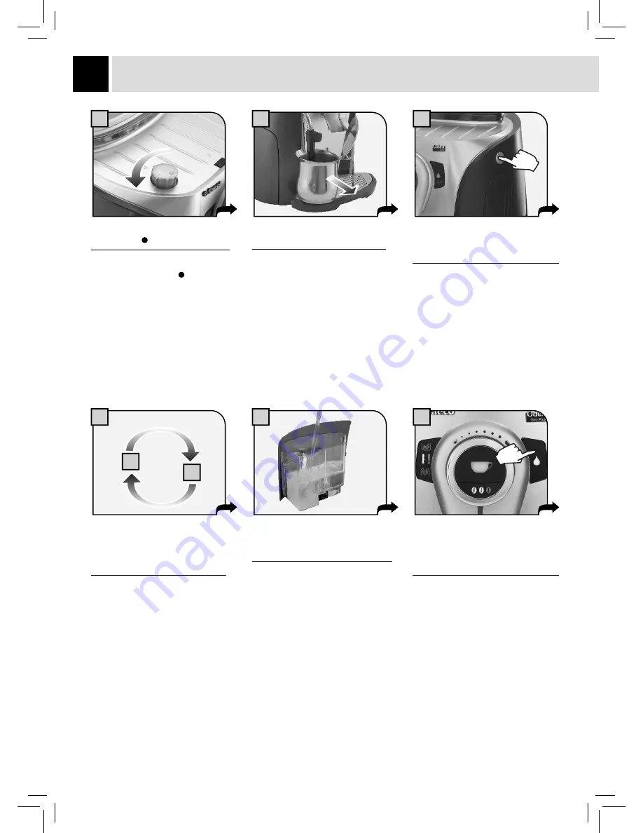 Saeco Odea Giro Plus SUP031OR Operating And Maintenance Manual Download Page 25