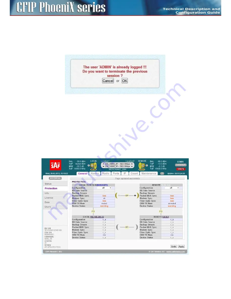 SAF CFIP PhoeniX C Technical Description Download Page 62