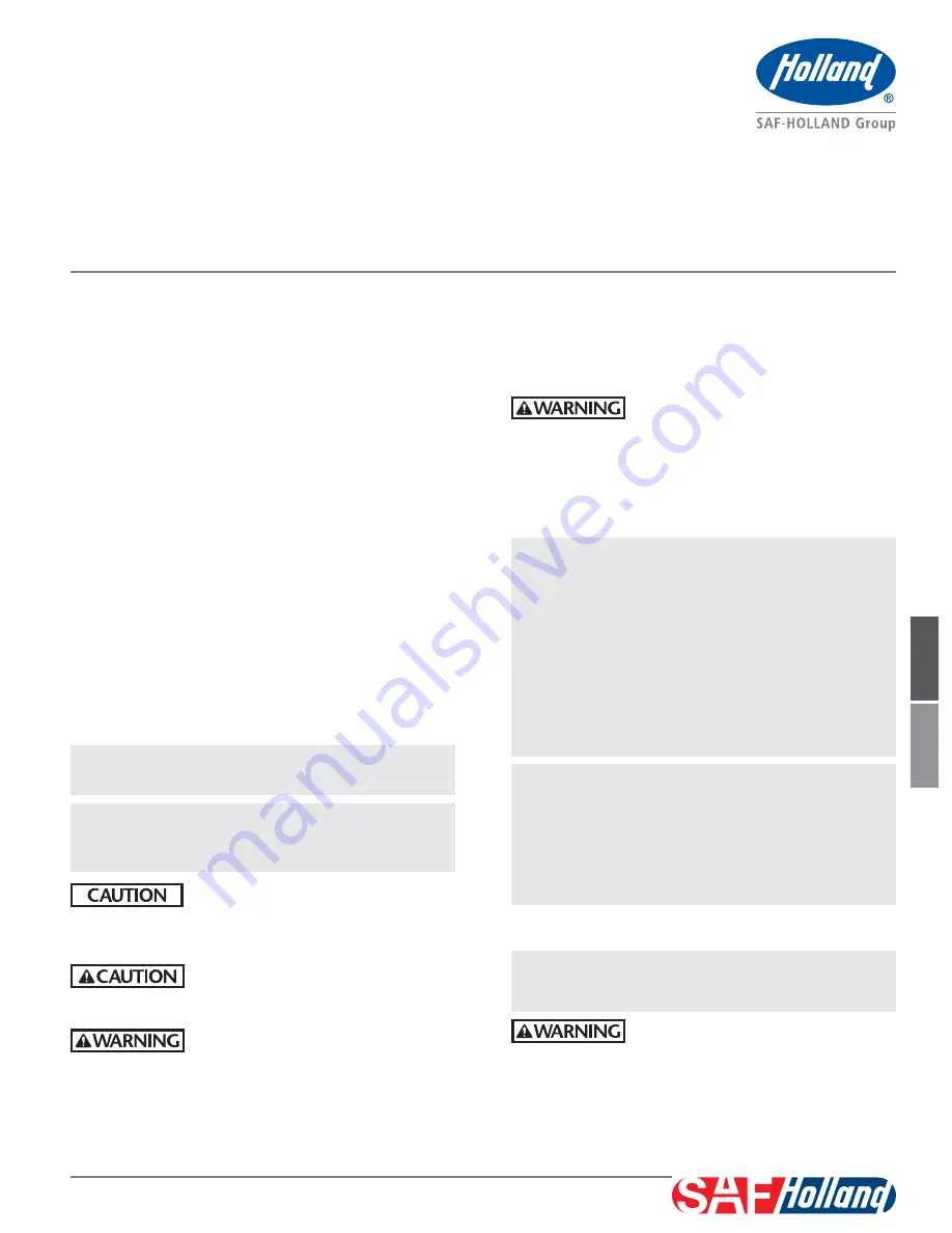 SAF Holland FW16 Replacement Instructions Manual Download Page 1