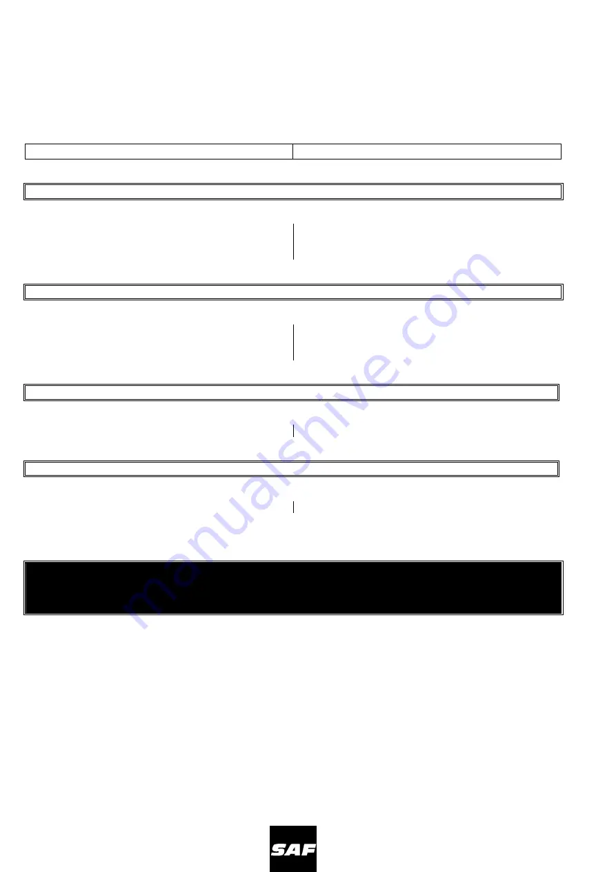 SAF SAFEX M 253 Safety Instruction For Use And Maintenance Download Page 28