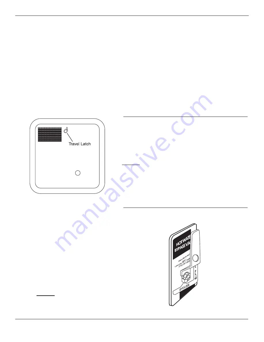 Safari motorhome TREK 2005 Instructions Manual Download Page 153