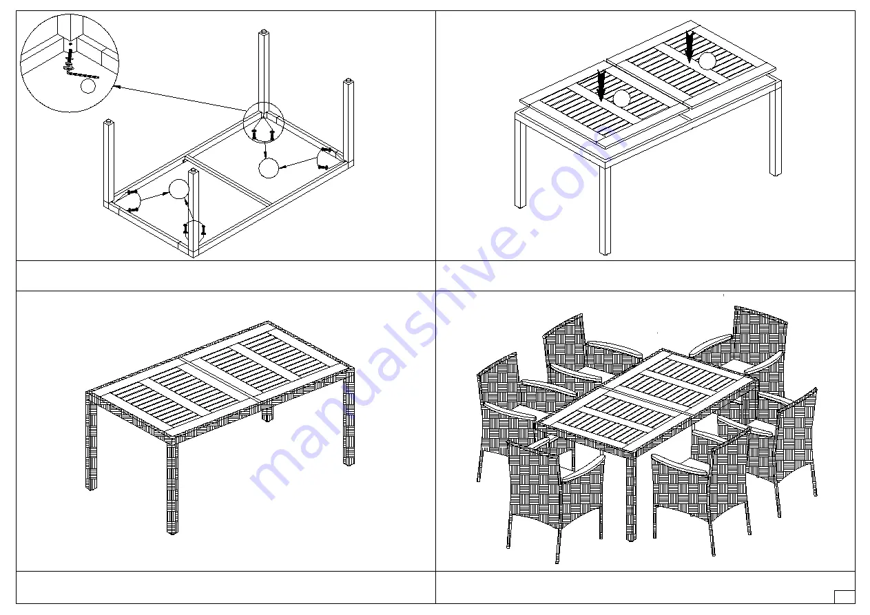 Safavieh Outdoor Ashwin PAT7717-1/3 Quick Start Manual Download Page 4