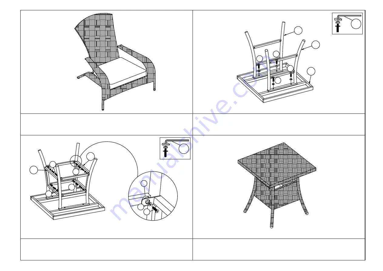 Safavieh Outdoor Edna PAT7719 Quick Start Manual Download Page 4