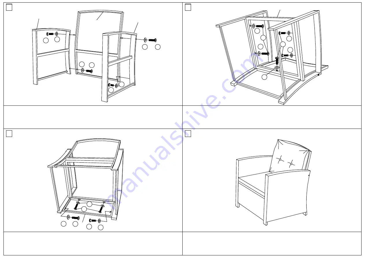 Safavieh Outdoor Vellor PAT7516 Assembly Instructions Manual Download Page 9