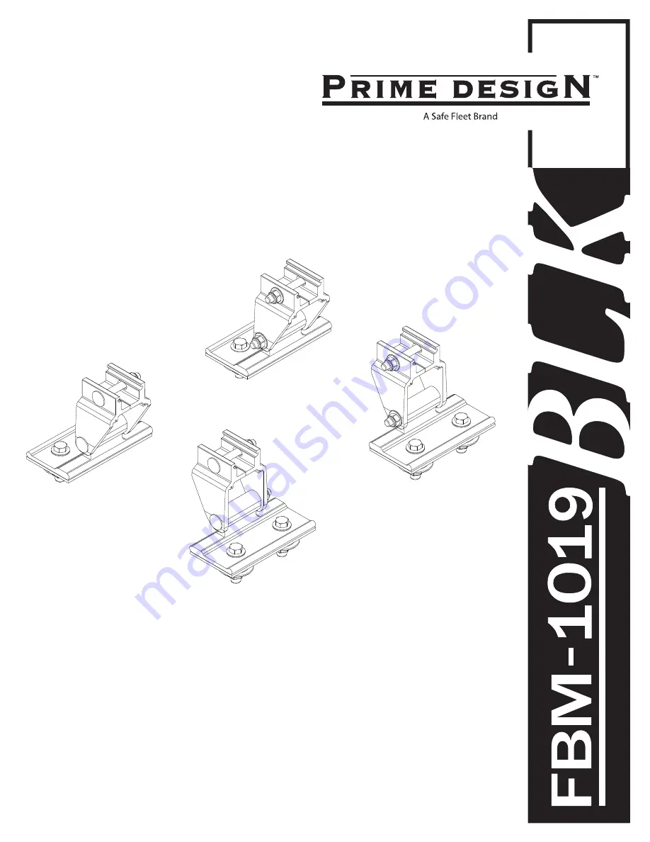 Safe Fleet Prime Design FBM-1019-BLK Скачать руководство пользователя страница 1