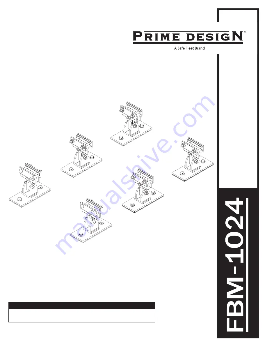 Safe Fleet Prime Design FBM-1024 Скачать руководство пользователя страница 1