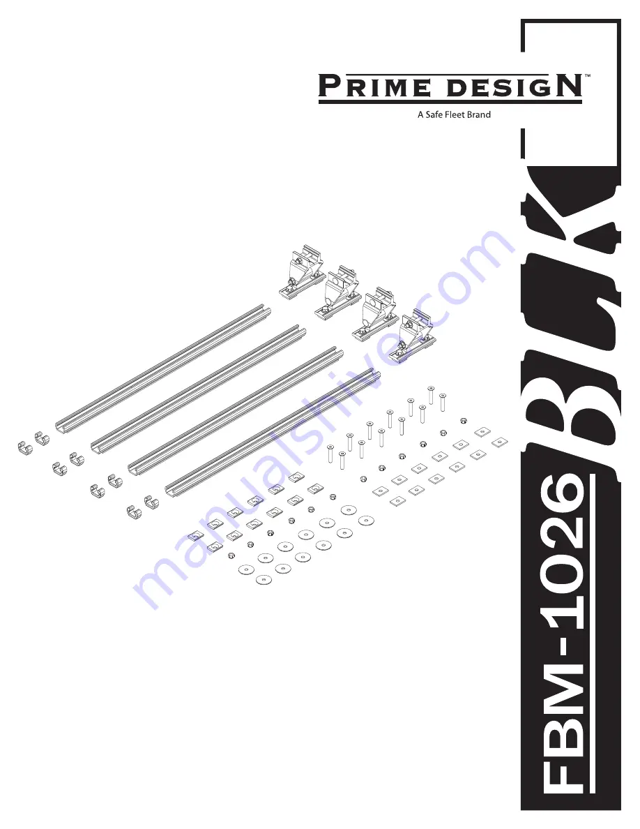 Safe Fleet Prime Design FBM-1026-BLK Assembly Manual Download Page 1