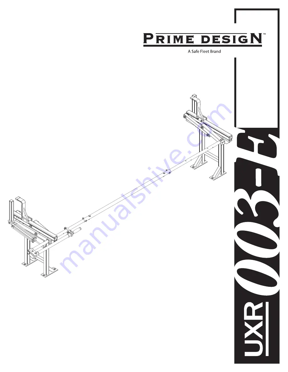 Safe Fleet Prime Design UXR 003-E Скачать руководство пользователя страница 1