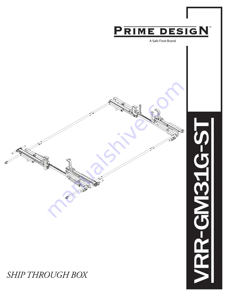 Safe Fleet PRIME DESIGN VRR-GM31G-ST Скачать руководство пользователя страница 1