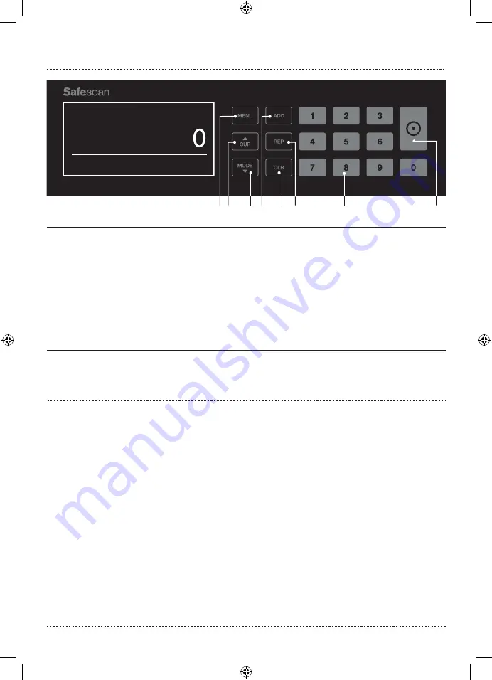 Safescan 2465-S Скачать руководство пользователя страница 10