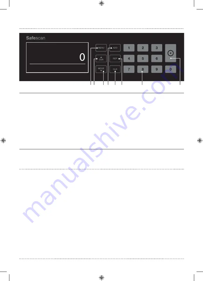 Safescan 2465-S Скачать руководство пользователя страница 22