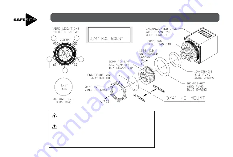 Safeside R-3D2 Series Installation And Operating Instructions Manual Download Page 30