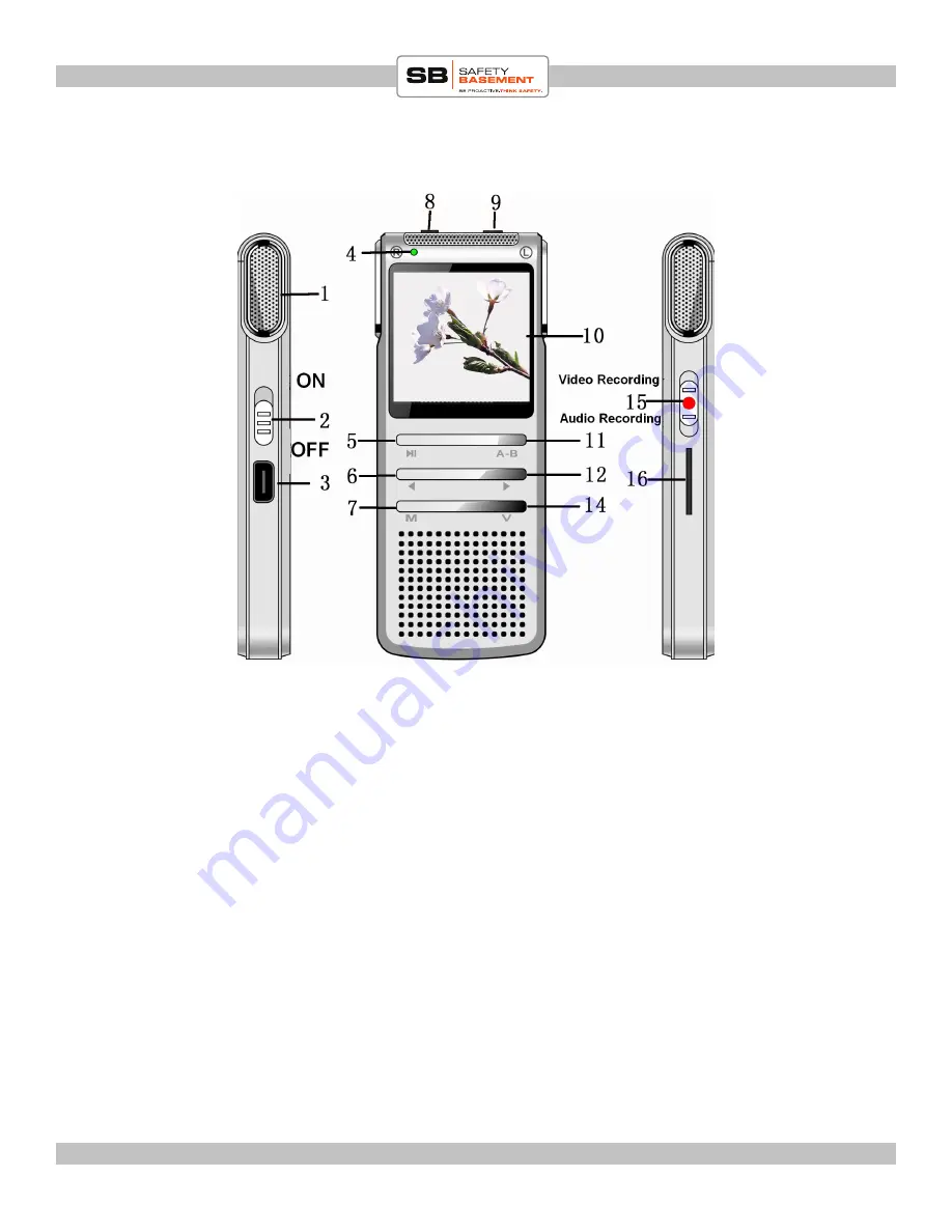 Safety Basement SB-VRC8000 Instruction Manual Download Page 2