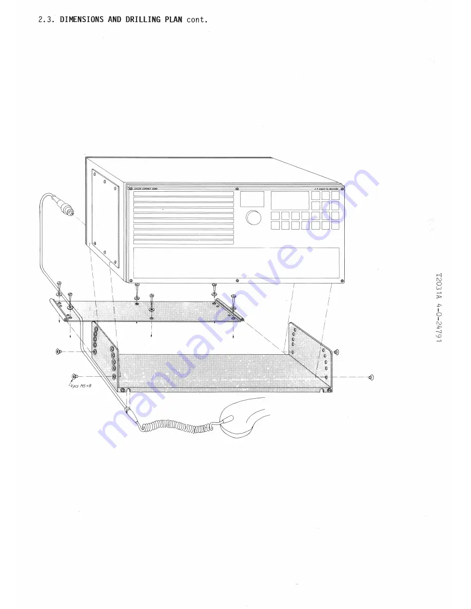 Sailor T2031 Instruction Book Download Page 22