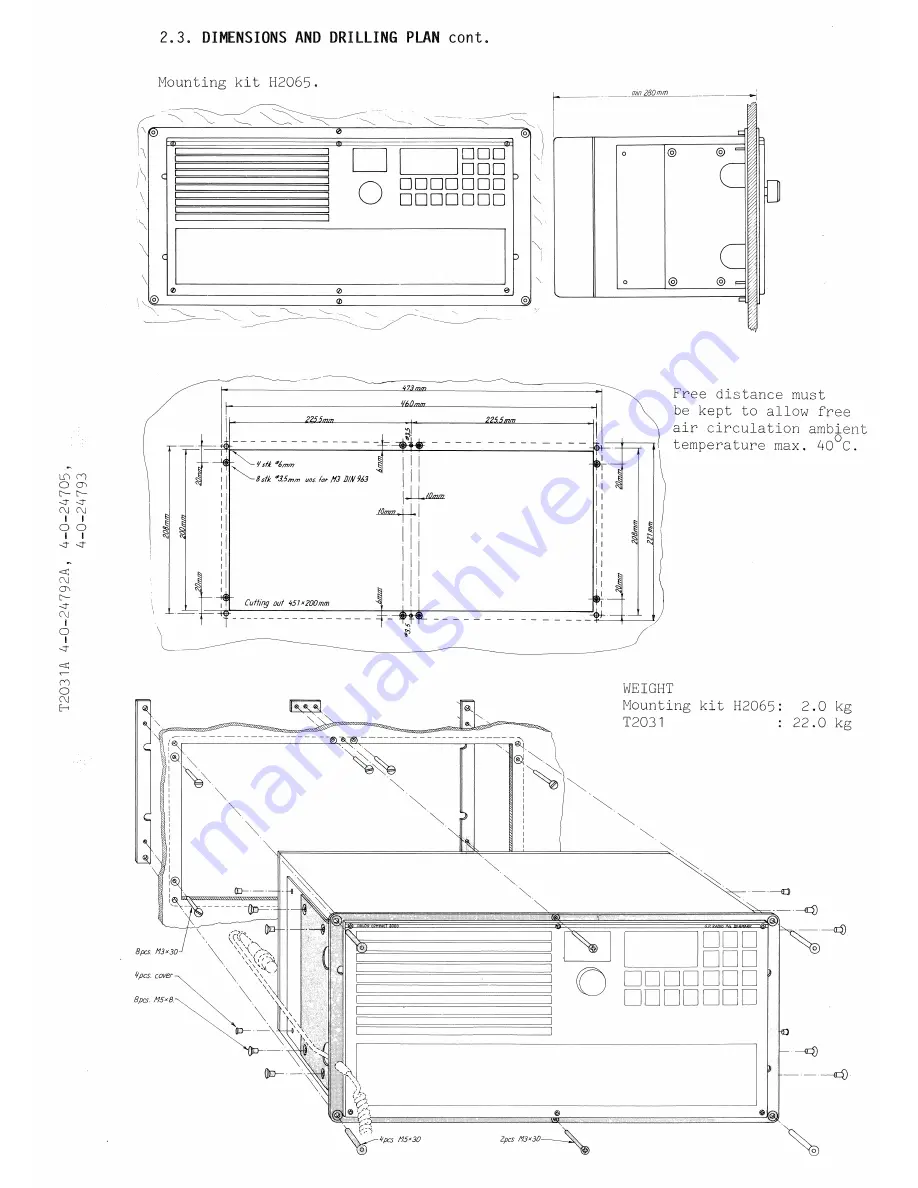 Sailor T2031 Instruction Book Download Page 23