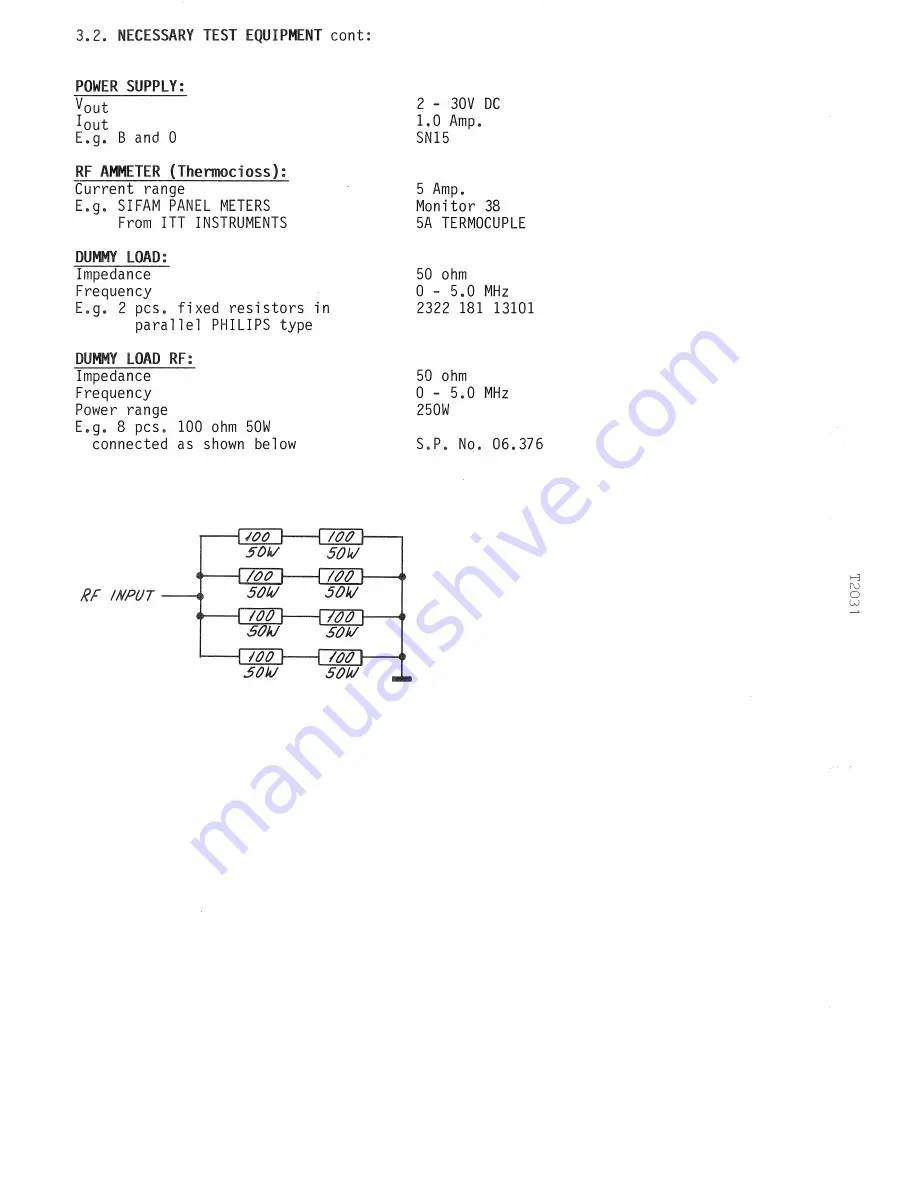 Sailor T2031 Instruction Book Download Page 46