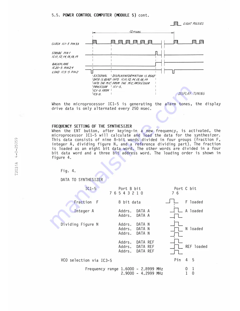 Sailor T2031 Instruction Book Download Page 129