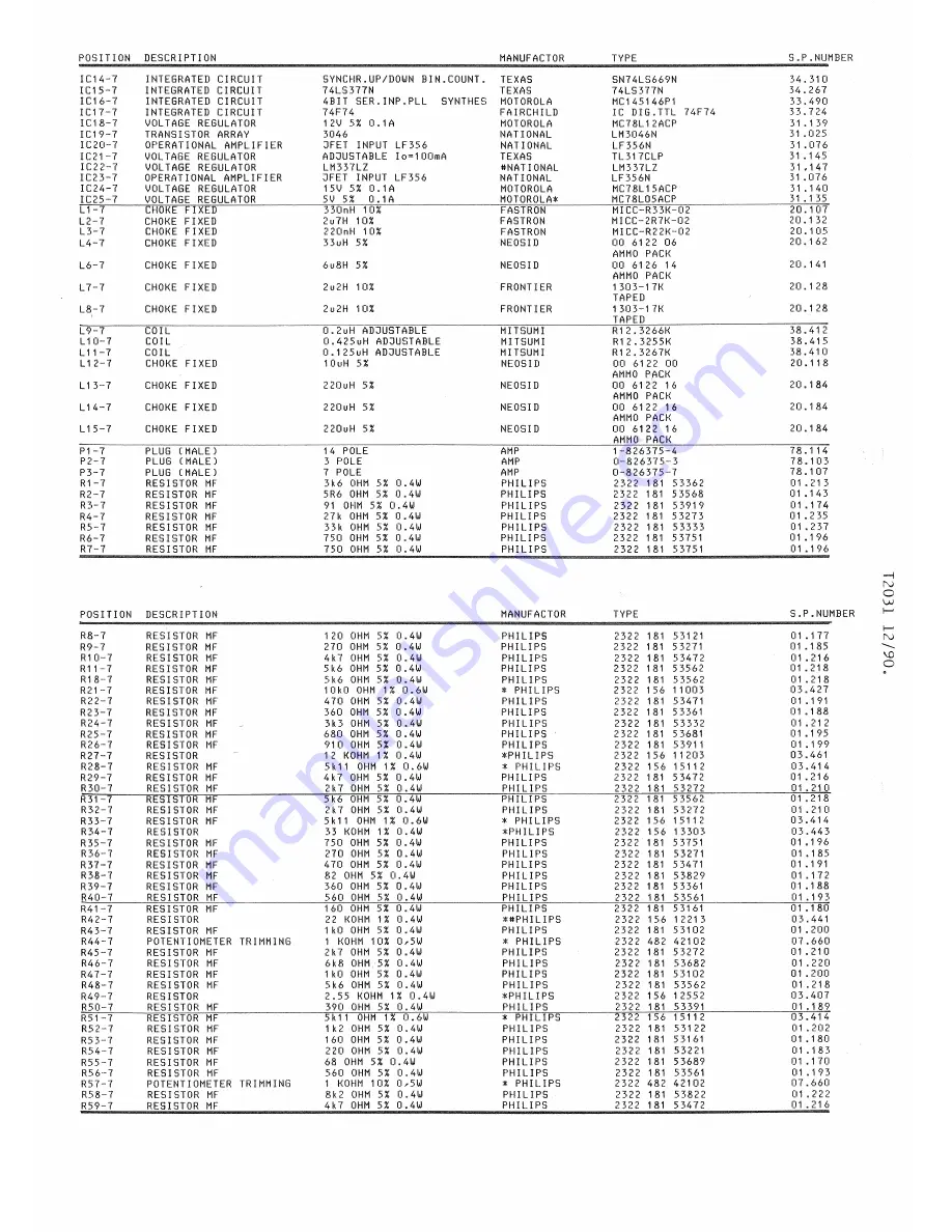 Sailor T2031 Скачать руководство пользователя страница 198