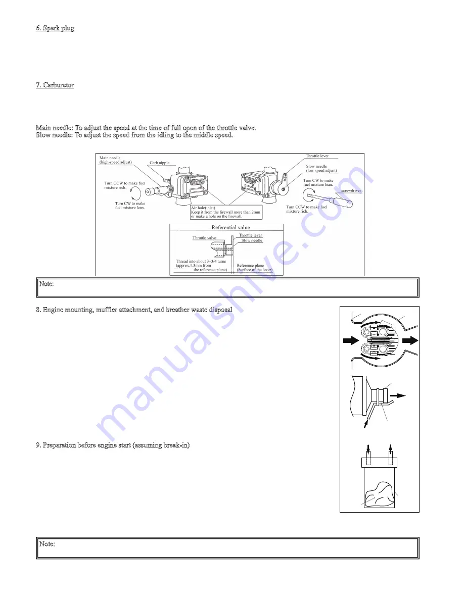 Saito FG-21 Instructions Manual Download Page 4