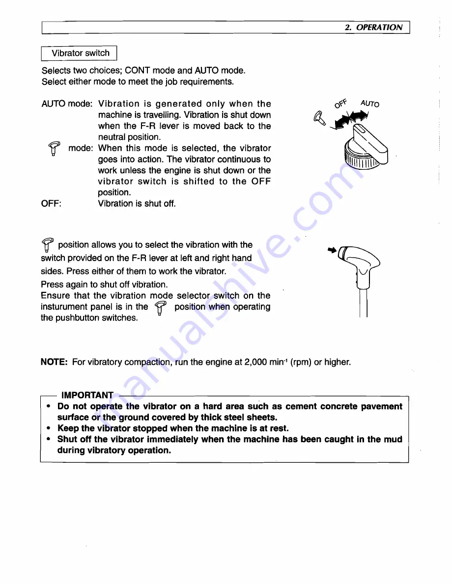 Sakai SW300 Operating & Maintenance Instructions Download Page 29