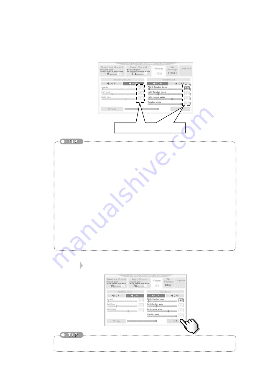 Sakamoto Auscultation Simulator 2 M164-1 User Manual Download Page 22