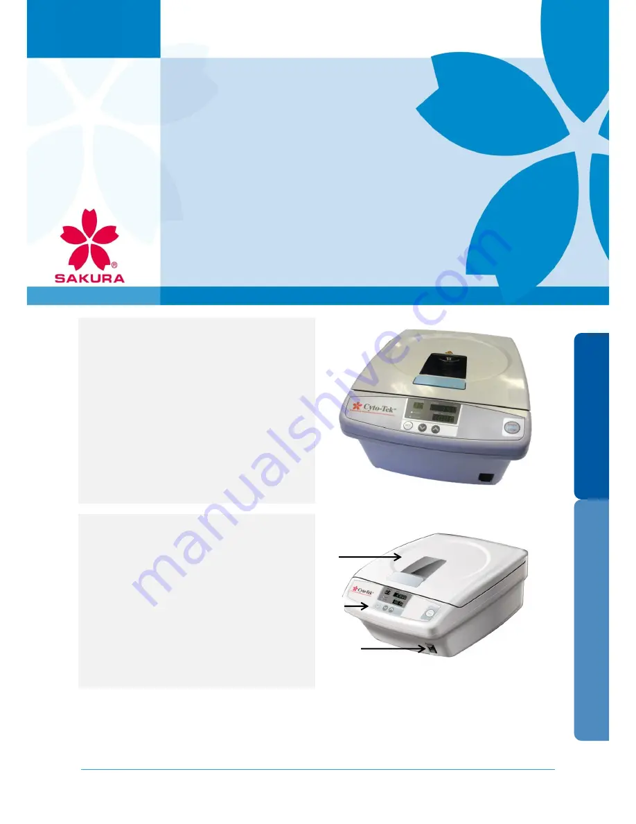 Sakura Cyto-Tek 2500 Quick Reference Manual Download Page 1