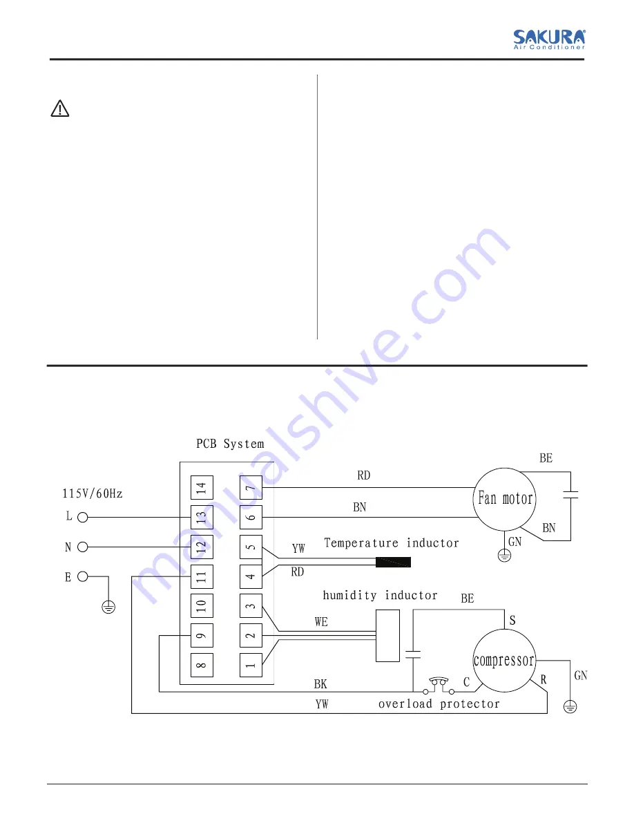 Sakura Dry-Boy SDB-55 Installer'S And Owner'S Manual Download Page 6