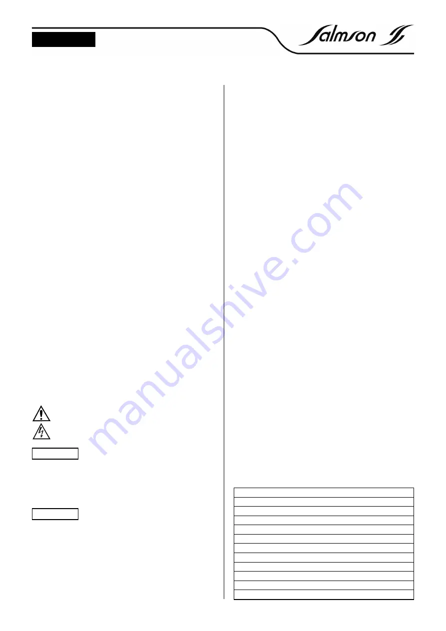 salmson SILENT BOX Installation And Starting Instructions Download Page 8