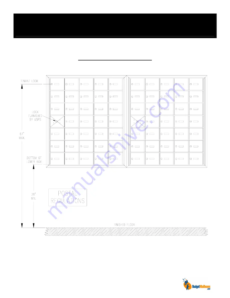 Salsbury Industries 3600 Series Installation Instructions Download Page 2